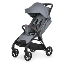 Прогулочная коляска El Camino Amber ME 1227 Owl Gray светло-серая с полиуретановыми колесами